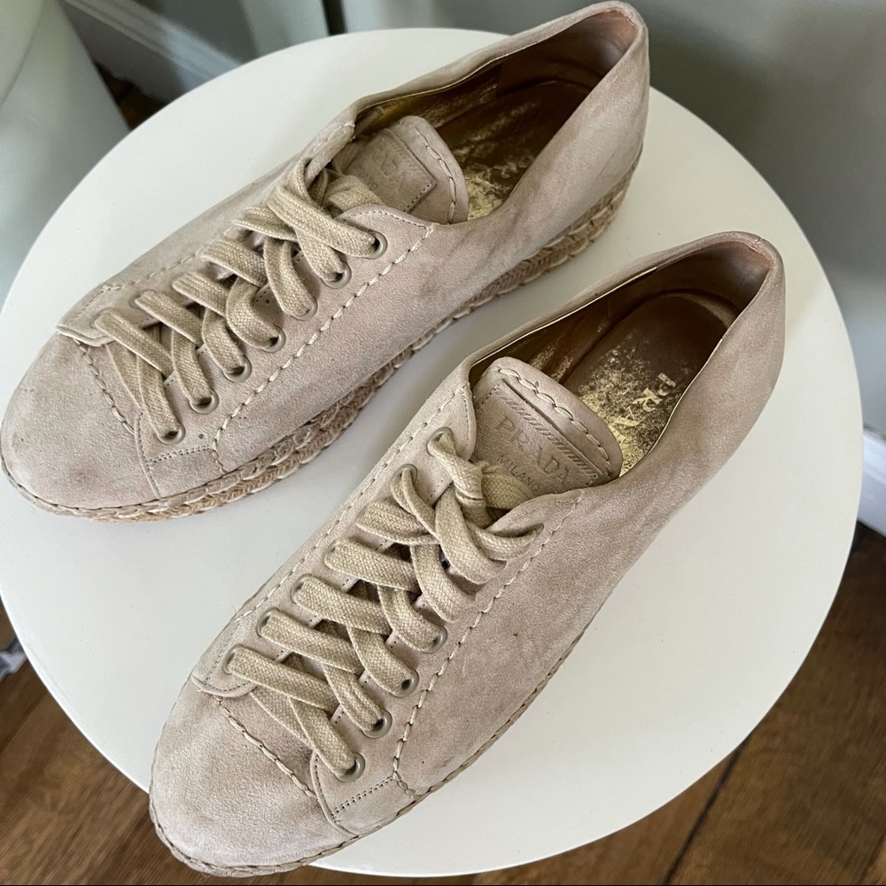 Prada wedge Espadrilles